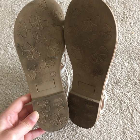 Miss Dynasty’s Girl’s Zip-Heel Sandals - Picture 5 of 6